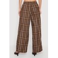 thumbnail image 4 of Women's Plaid Wide Leg Pants, 4 of 4