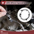 thumbnail image 2 of Unique Bargains ABS Wheel Speed Sensor Front Right ABS Sensor Anti-lock Braking System Sensor No.67521/EG234370X for MAZDA CX-7 for FWD 2007-2012, 2 of 7