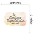 thumbnail image 4 of Quotes & Sayings Wall Decals for Children Bedroom - Hope Quote on Watercolour Background Inspiration DIY & Creativity Boy Girl Bedroom Wall Sticker - Size: 20 In x 12 In, 4 of 5