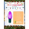 thumbnail image 2 of Guirnalda de luces navideñas Minetom C7 LED de 25 m, multicolor, 2 of 7