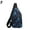 Blue Single layer, variant on MenBoys Chest Bag Pack Outdoor Travel Sport Shoulder Body Sling Cross Bags