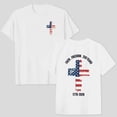 thumbnail image 4 of idosla 250 Anniversary USA Shirt Women's Short Sleeve T-Shirt Patriotic American Flag Eagle Tops 1776-2026 Tshirt Gifts (White, XXL), 4 of 8