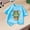 Blue, variant on piuwrlz Short Shirts Sleeve Kids Girls T-Shirts Tops Fashionable Printed Round Neck Blouses Cotton T Shirt Top Army Green Size 2-3 Years