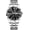 Silver Black, variant on Mens Luxury Big Face Business Formal Quartz Watch Stainless Steel Strap Diamond Markers Luminous Calendar Waterproof Analog Wristwatch