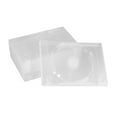 thumbnail image 1 of MIANGASTORE 6PCS CD Storage Box Transparent DVD Case CD Package Portable for Home Cinema - Double Disc, 1 of 8