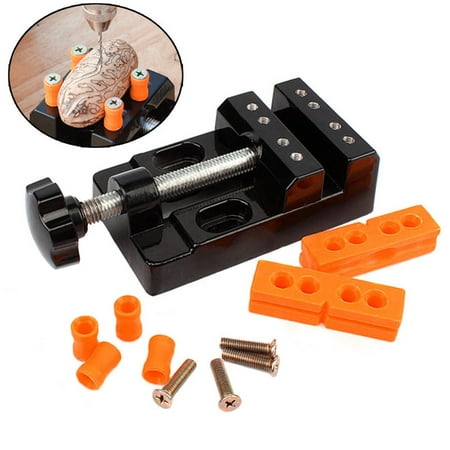 

Universal Mini Bench Vise Clamp Aluminum Alloy Walnut Nut Clip Jewelry Pincers Table Pliers Carving Fixed Tools