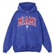 thumbnail image 2 of Sudadera con capucha para hombre, estilo retro desgastado, con lavado desgastado, de Miami, una ciudad de Estados Unidos, otoño, ropa holgada de gran tamaño, 100 % algodón, 2 of 4