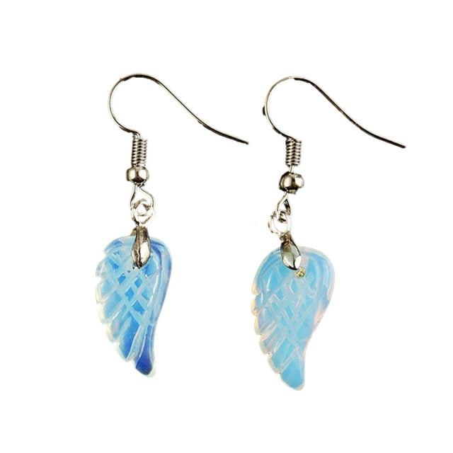 Guardurnaity 1 par de aretes de perla, aretes de moda, ligeros, accesorios de citas para baile de graduación, exquisito ala de Ángel de cristal, Type3 NO3