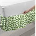 thumbnail image 2 of Farming Bed Skirt, Cabbage Lettuce Garden Fresh Salad Organic Healthy Eating Food Vegan Graphic, Elastic Bedskirt Dust Ruffle Wrap Around for Bedding Decor, 4 Sizes, Fern Green White, by Ambesonne, 2 of 2