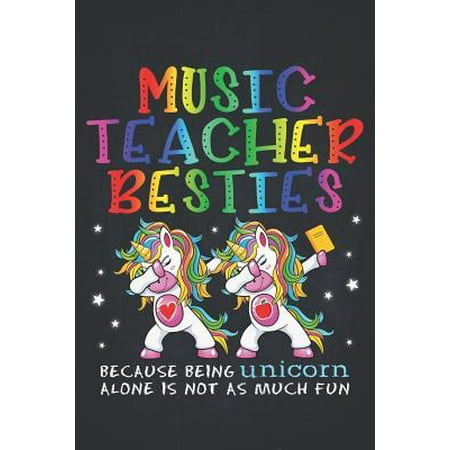 Unicorn Teacher: Music Teacher Besties Teacher's Day Best Friend Perpetual Calendar Monthly Weekly Planner Organizer Magical dabbing da (Best Music Organizer For Windows 10)