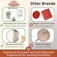 thumbnail image 5 of Bacon Grease Container with Strainer - With Food-Grade Silicone Spatula, 24oz Enamel Rustic Farmhouse Fat Container, Keeper, Recipes, Dishwasher Safe, 5 of 7
