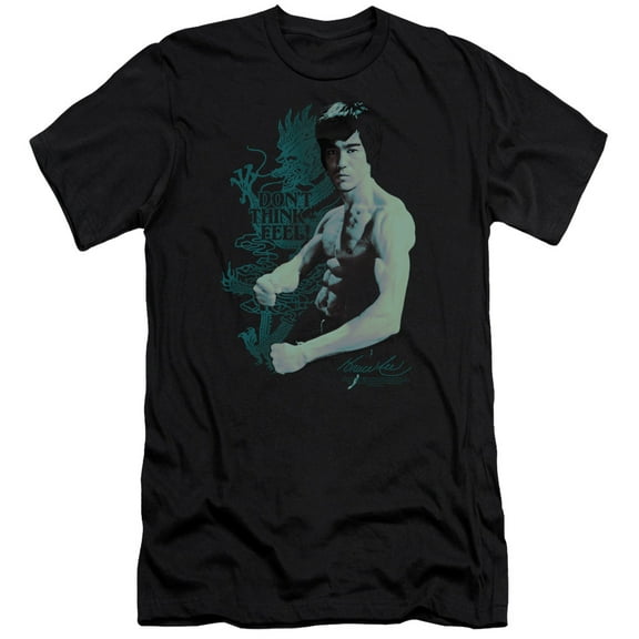 Bruce Lee - Feel - Premium Slim Fit Short Sleeve Shirt - Medium