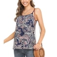thumbnail image 5 of MISS COCOLI Camisole with Built in Bra for Women Plus Size Casual Loose Tank Tops Sleeveless Shirts Flowy Tops(XL-4XL）, 5 of 6