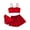 Red, variant on 2026 New High Waisted Bikini Sets Sporty Three Piece Swimsuits Color Block Cheeky High Cut Bathing Suits, Bikini Set - Teen Swimwear Separate Top & Bottom for 7-13 Years (Light Blue, 7-8 Years)