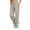 Beige, variant on JIANLAI Women Side Stripe Wide Leg Track Pants, Elastic Drawstring High Waist Full Length Loose Casual Trousers, Lightweight Relax‑Fit Athletic Bottoms With Side Pockets, Sporty Lounge Pants