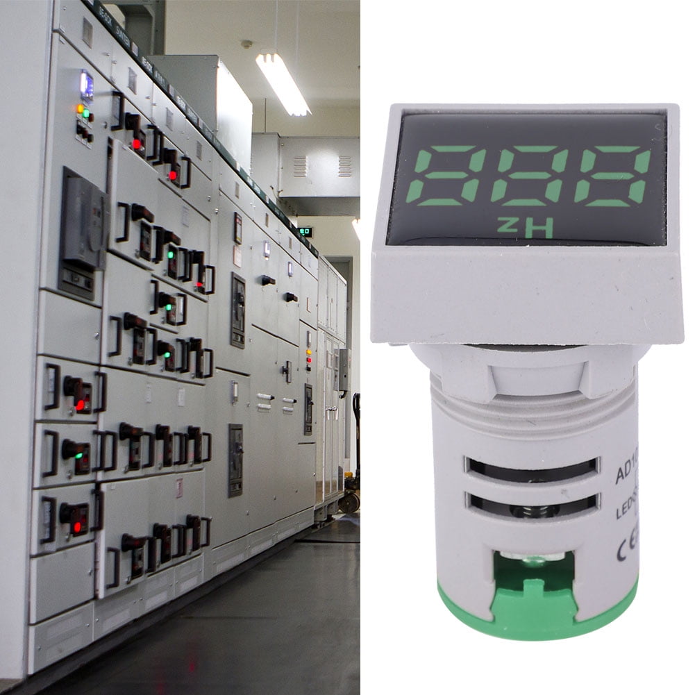 Frequency Measurer, Small Size Compact AC Frequency Meter, Clear