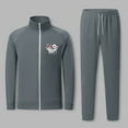 thumbnail image 2 of Birdeem Sweatshirt Set Sports and Casual Printed Two-Piece Set Mens Long Sleeved Set, 2 of 4