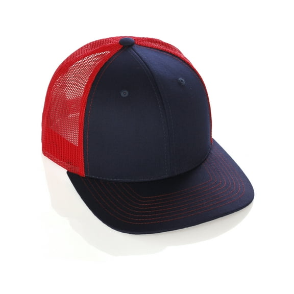 Vintage Retro Style Plain Two Tone Trucker Hat Adjustable Snapback Baseball Cap