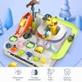 thumbnail image 3 of Coche para niños, juguetes de aventura, juego para padres e hijos, pistas de carreras, modelos de tráfico ferroviario de vehículos, accesorios de aprendizaje, regalo de cumpleaños para el hogar, beige tholdsy FN000794-04, 3 of 7