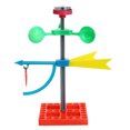 thumbnail image 1 of MasteelfCA 1 Ensemble Kit Éducatif DIY Grue pour Enfants Modèle de Vanne à Vent Kit à Assembler, 1 of 8