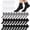 Basic color, variant on Loritta 20 Pairs Womens Ankle Socks Bulk Pack, Moisture Wicking Breathable Low Cut Socks Colorful, Size 10-13