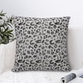 thumbnail image 4 of Wukai Wild Animal Leopard Print Premium Polyester Fleece Pillow Covers with Hidden Zipper Closure,Luxuriously Soft and Durable-16"x16", 4 of 7