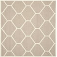 thumbnail image 2 of SAFAVIEH Cambridge Juan Geometric Wool Area Rug, Beige/Ivory, 6' x 6' Square, 2 of 7
