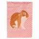 thumbnail image 1 of "Treasures BB7962CHF English Lop Pink Check Canvas House Flag, tamaño, multicolor" Caroline's Treasures BB7962CHF, 1 of 1