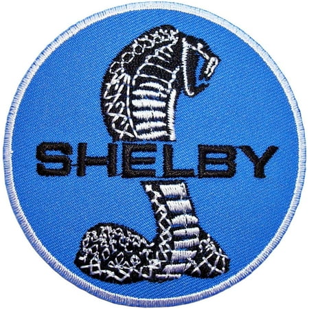 - SHELBY 500 Gt Cobra Mustang Ford Car Auto Logo Polo CS03 Embroidered Patch 3 inches Logo Sew Ironed On Badge Embroidery Applique Patch.