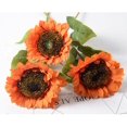 thumbnail image 3 of Sunflowers Artificial Flowers with Long Stem, Fake Sunflowers Bulk, Silk Sunflowers for Home, Wedding, Birthday, Party Centerpieces Decorations (White), 3 of 8