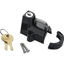 Kuryakyn Universal Helmet Lock Gloss Black 1-1/4-1-1/2" 4619