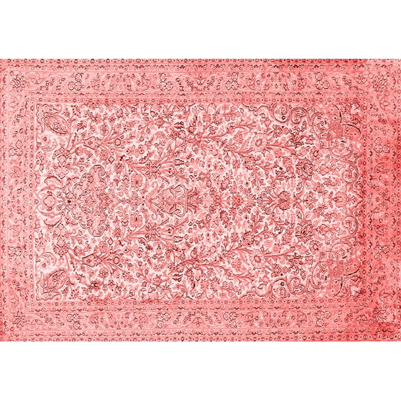 Ahgly Company Indoor Rectangle Persian Red Traditional Area Rugs, 6' x 9'