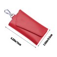 thumbnail image 3 of Mikilon Storage, Cowhide Car Keycase Home Keycase Men's Keycase Gift For Partner Glossy Without Burrs, Red, 3 of 6
