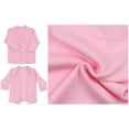 thumbnail image 6 of ToBeInStyle Girl's 4-Pack Long Sleeve Ultra-Soft Cotton Kimono Wrap Tee Shirt Top - Pastel - 6-9 Months, 6 of 7