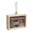 thumbnail image 2 of Gumesh Personalized Photo Christmas Ornament - Wooden Frame Pendant with Hanging Cord, Customizable Holiday Memory Keeper, 2 of 6