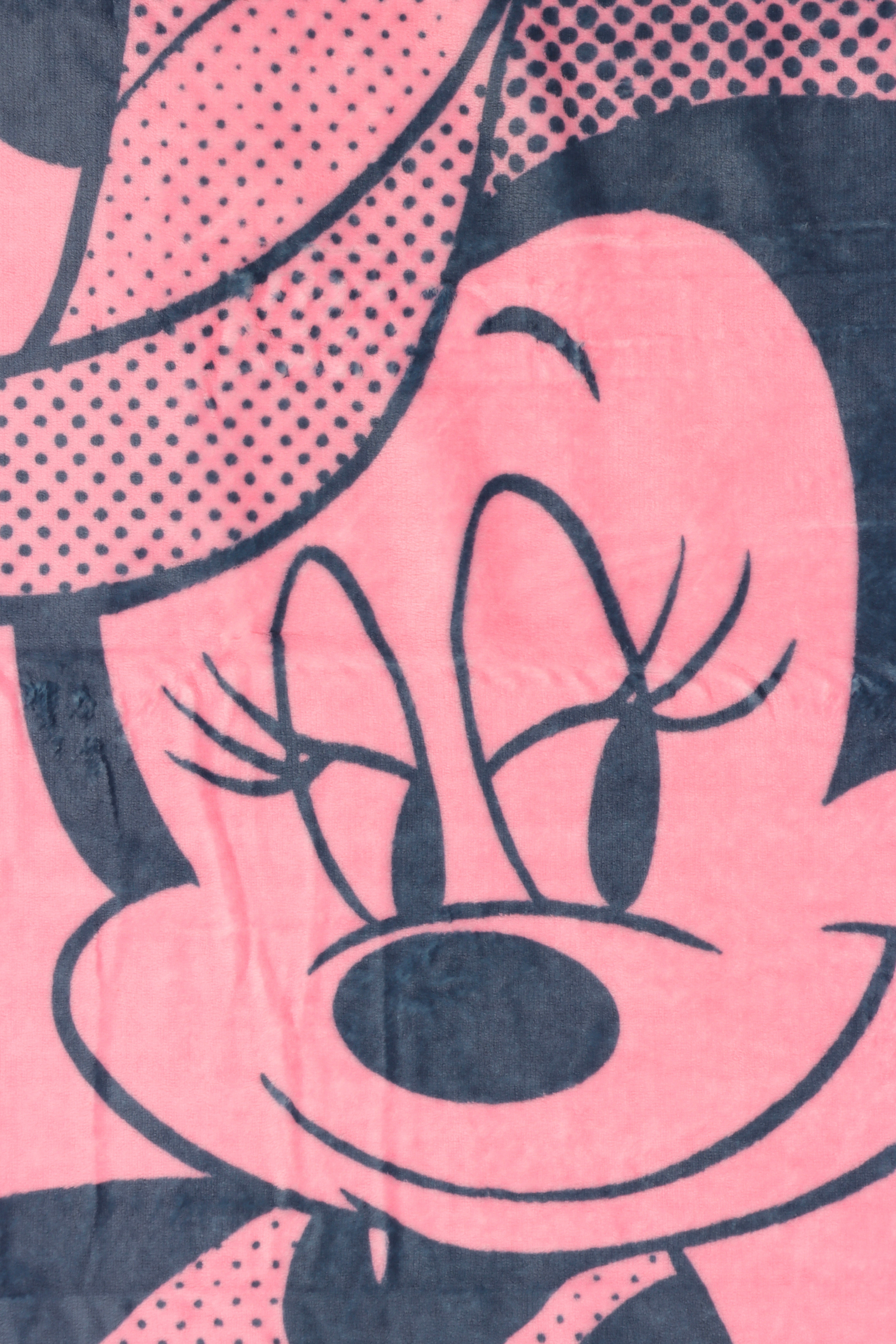 Disney Minnie Mouse, Saddle Up, Cream & Pink, Silk Touch Throw Blanket, 50" x 70"