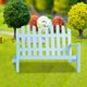 thumbnail image 5 of Simulación 1/12 casa de muebles BJD de muñeca Micro paisaje sillón modelo jardín parque decoración accesorios asiento Salvador banco de la casa de muñecas, 5 of 10