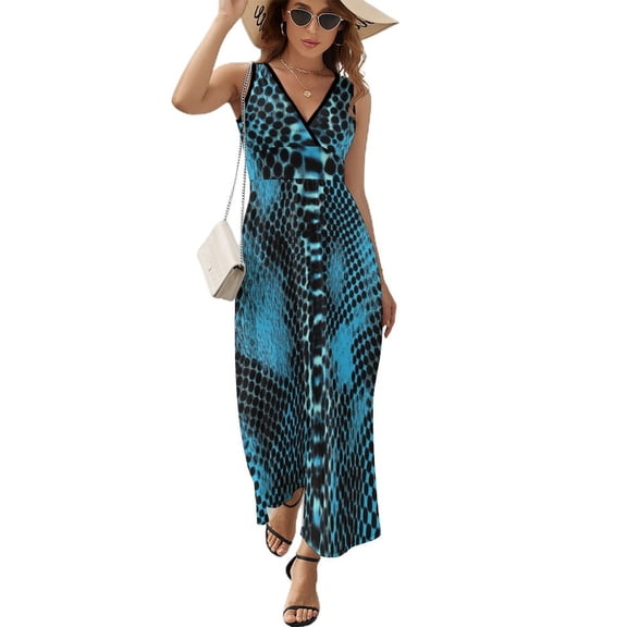 Animal Print Patterns Art Sleeveless Dress Women's Summer Suit Dresses for Women 2025 Luxury Party Dress