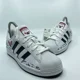 thumbnail image 1 of Adi - das Superstar Mens Size 4.5 Philip Colbert Save The Lobster White Shoes, 1 of 6