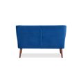 thumbnail image 5 of Artdeco Home Hollywood Velvet Loveseat Sofa, Royal Blue, 5 of 8