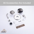 thumbnail image 2 of Boyel Living Shower Only Trim Kit with Pressure Balanced Valve Shower Faucet,Brushed Nickle, 2 of 8