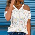 thumbnail image 2 of Women Blouses and Tops Fashion for Party Tshirts Shirts Graphic Cats Summer Clothes for Women 2025 Vacation Cruise, 2 of 5