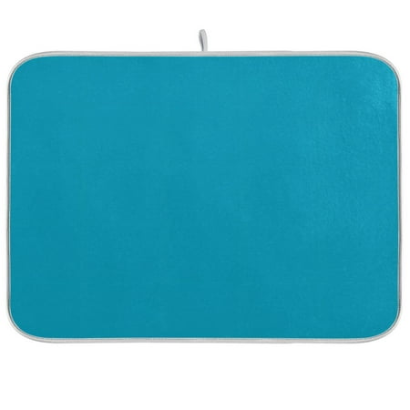 

joogoo Light Green Paint Dish Drying Mat Kitchen Counter Absorbent Drying Pad 16x18 in Drainer Rack