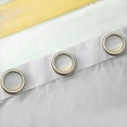 thumbnail image 4 of Castle Fairy Stripes Blackout Curtains Set of 2 (52x84 Each),Grey Yellow Window Curtains, 4 of 6