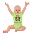 thumbnail image 3 of Big Sis Little Sister Coming Soon Bodysuit Jumper Girls Infant Baby Brisco Brands 12M, 3 of 6