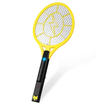 Electric Mosquito Zapper Racket Battery Operated, Rechargeable Bug Insect Killer/ Fly Swatter USB Charging, for Bedroom Patio Bites Yard Boat Camping Car Decks/ Indoor Outdoor - One Size, (Best Way To Cure Bug Bites)