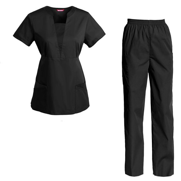 Ensemble de Sarraus pour Femmes Haut de Sarrau et Pantalon Ensemble de Sarraus