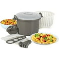 Prep Solutions 17 Piece Set Microwaveable Rice and Pasta Cooker with 12