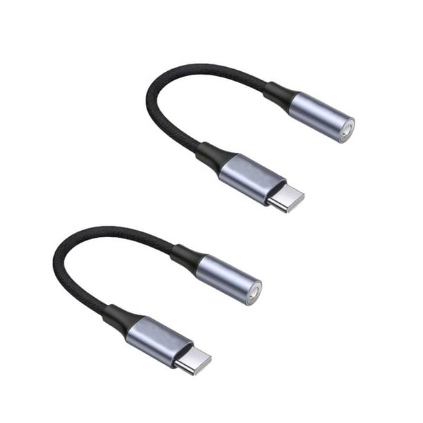 USB C à 3,5 mm Jack Écouteur Type C à 3,5 Casque Adaptateur AUX Câble