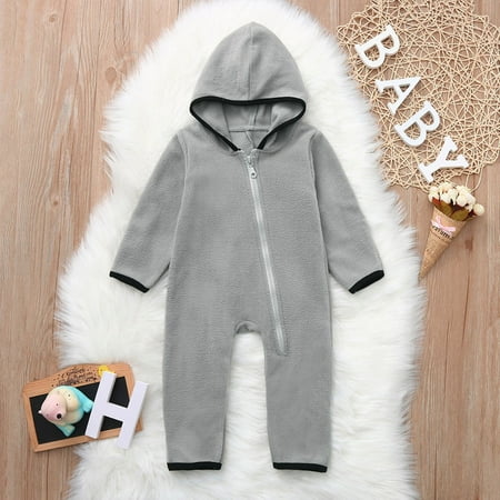 

Gubotare Baby Bodysuit Winter Jumpsuit For Baby Boy Baby Boy Girl Thanksgiving Outfit Letter Print Turkey Romper Sweatshirt Onesie Long Sleeve Bodysuit Fall Top Gray 3-6 Months